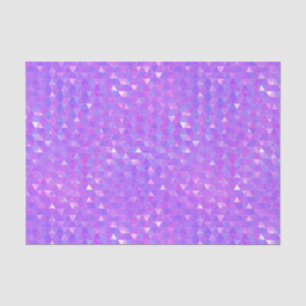 Lila rosa Trendy Triangle Geometrisches Party Seidenpapier