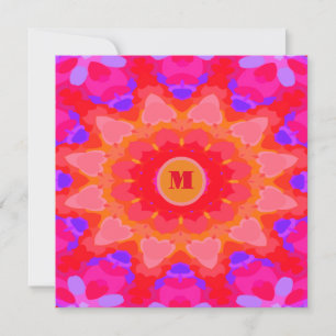 Lila, rosa und orange