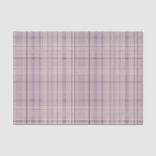 Lila Rosa Violett Tartan Karomuster Druck Seidenpapier