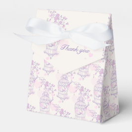 Lila rosa Vogel Dank Gastgeschenk Hochzeit Zelt Bo Geschenkschachtel