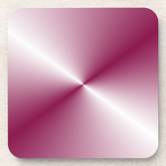 Lila rosa Vorlage für leere Leere Getränkeuntersetzer (Vorderseite)