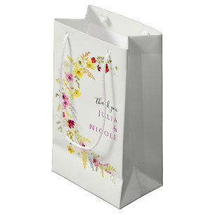 Lila Rosa Wilde Orchideen-Blumenkranz Hochzeit Kleine Geschenktüte