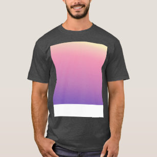 Lila, rosafarbenes Muster T-Shirt