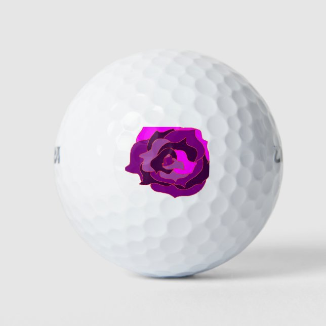 LILA ROSE 2 GOLFBALL (Vorderseite)