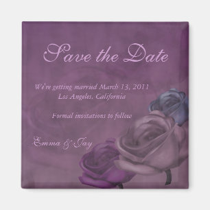 Lila Rose beunruhigter Save the Date Magnet