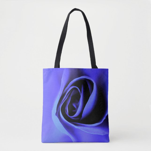 Lila Rose Drucktasche Tasche (Vorderseite)
