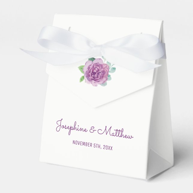 Lila Rose Geschenkschachtel (Vorderseite)