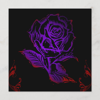 Lila Rose Gothday Einladung