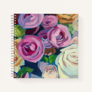 Lila Rose Journal oder Sketchbook Notizbuch