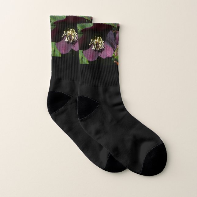 Lila Rose Lenten Socken (Paar)