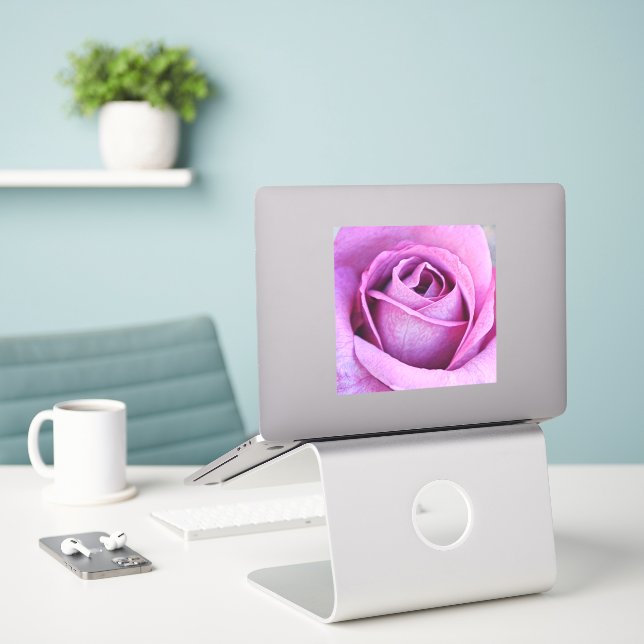 Lila Rose Nahe Art Großaufkleber Aufkleber (Laptop auf Schreibtisch)