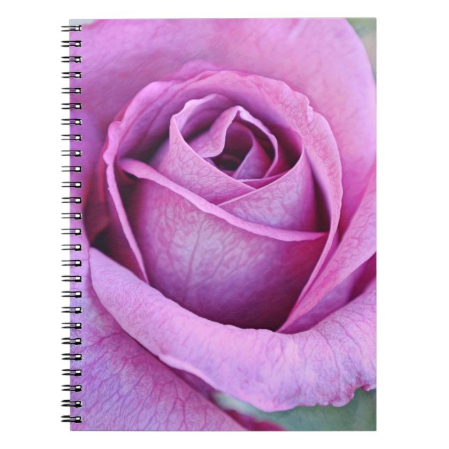 Lila Rose Petals aus Gertie's Garden Notizblock (Vorderseite)