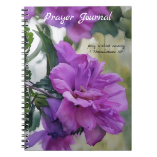 Lila Rose Sharon Blume Art Prayer Journal Notizblock
