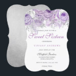 Lila Rose Silver Wonderland Sweet 16 Einladung<br><div class="desc">Lila Rose Silver Wonderland Sweet 16 Einladende Siehe Matching Kollektion in Nest und Nest Store</div>