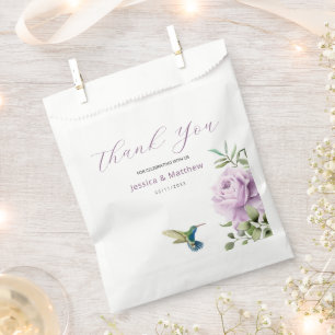 Lila Rose und Hummingbird Geschenktütchen