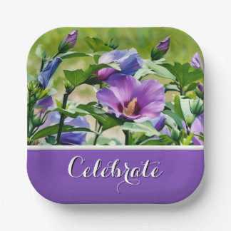Lila Rose von Sharon - Celebrate Paper Plate Pappteller