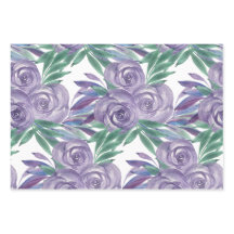 Lila Rose Wasserfarben Handlackiert