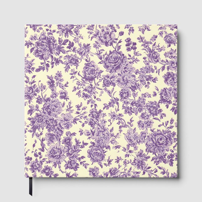 Lila Rosen  Gästebuch (Vorderseite)