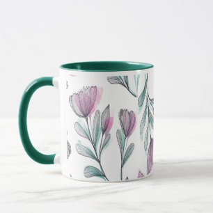 Lila Rosen Tasse