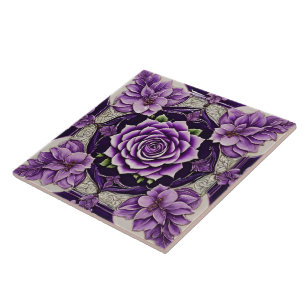 Lila Rosen Trendy Schöne Sammlung Fliese
