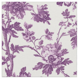 Lila Rosenreben-Toile Stoff