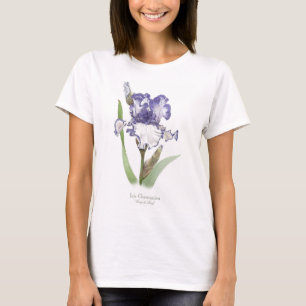 Lila Ruffled Iris T-Shirt