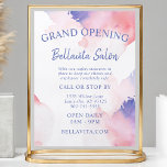 Lila Salon Grand Opening im Aquarell Pink Flyer<br><div class="desc">Watercolor Pink Lila Salon Grand Opening Flyer. "Mit den neuen Covid 19 Sicherheitsmaßnahmen,  die unsere Kunden und Mitarbeiter sicher behalten haben." Personalisieren Sie dieses individuelle Design mit Ihrem eigenen Text,  Logo und Geschäftsdetails.</div>