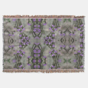 Lila-Salz-Heliotrop-Wildblumenmuster Decke