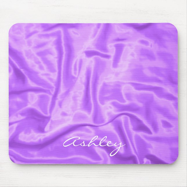 Lila Satin - Computermousepad Mousepad (Vorne)