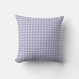 Lila Schachbrettmuster Kissen
