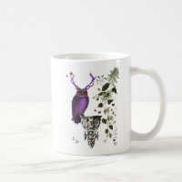 Lila Schale mit Antlern 2