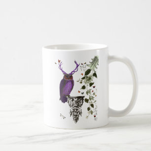 Lila Schale mit Antlern 2 Kaffeetasse