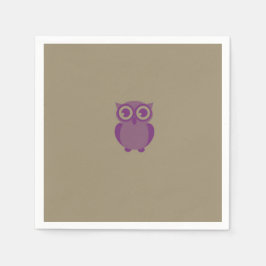 Lila Schälpapier Napkins Serviette