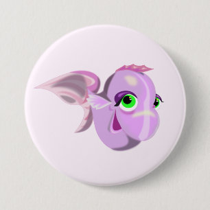 Lila Schaltfläche "Fischen" - Ihre Farben - Text Button