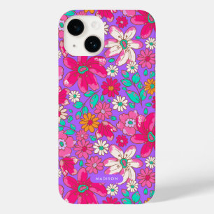 Lila, scharf, rosa, Personalisiert Case-Mate iPhone 14 Hülle