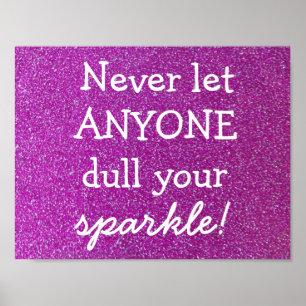 Lila Schein-Plakat Poster