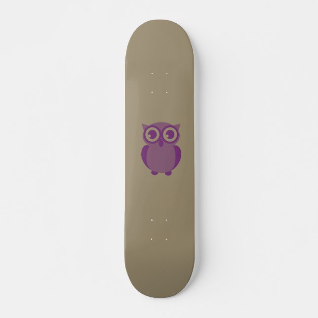 Lila Schellfisch Skateboard (Vorne)