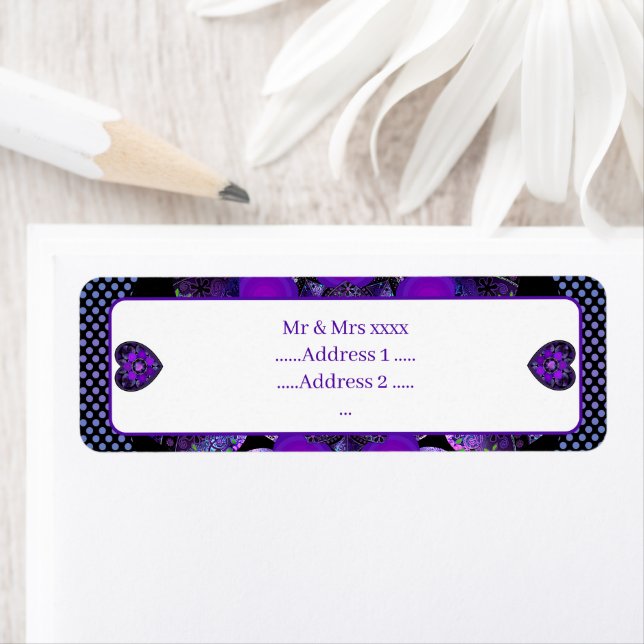 Lila Schirm und Herz .7 (Insitu)