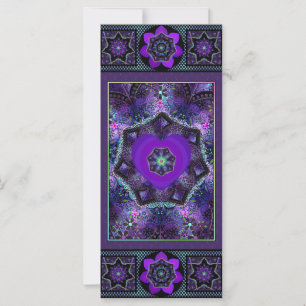 Lila Schirm und Herz .7