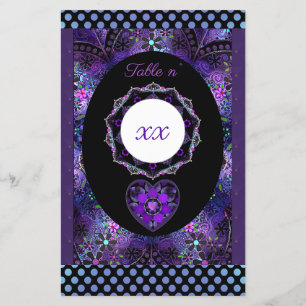 Lila Schirm und Herz .7