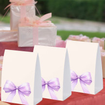 Lila Schleife Elfenbein DIY schreibe deine eigene
