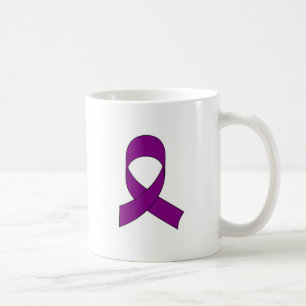 Lila Schleife Zeichnend Kaffeetasse