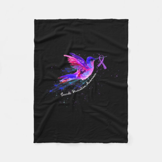 Lila Schleimhautpfropfbildung 5 Fleecedecke (Vorderseite)