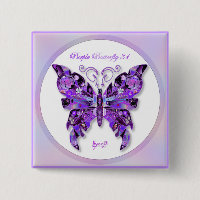 Lila Schmetterling 31 Schaltfläche