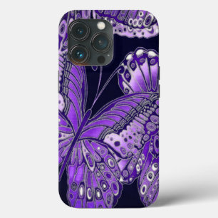 Lila Schmetterling Case-Mate iPhone Hülle