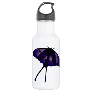 Lila Schmetterling im Spring Garden Nature Foto Edelstahlflasche