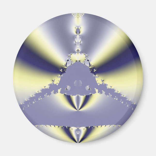 Lila Schmetterling Magnet (Vorne)