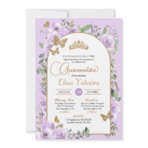 Lila Schmetterling Quinceñera, Aquarelllicht