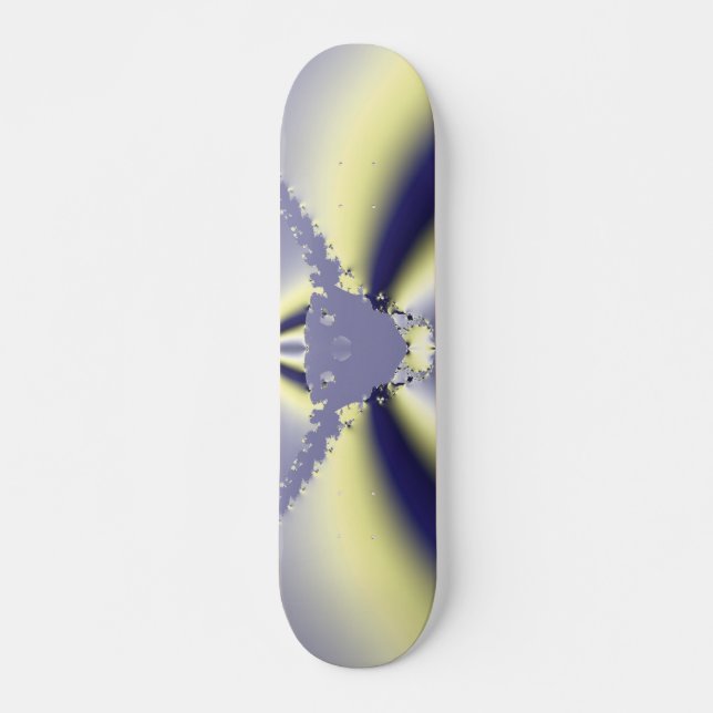 Lila Schmetterling Skateboard (Vorne)