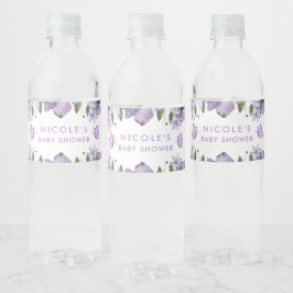 Lila Schmetterlinge Aquarellfarben-Wildblume